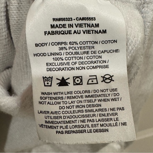 Nike Standard Issue Cropped Hoodie Gray FLY Dri-Fit Boxy Sweatshirt M - Picture 11 of 11